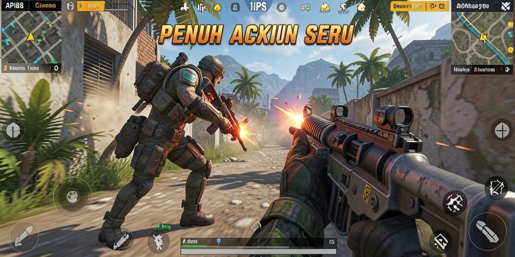 Tampilan gameplay menarik dari API88 yang penuh aksi TPS.