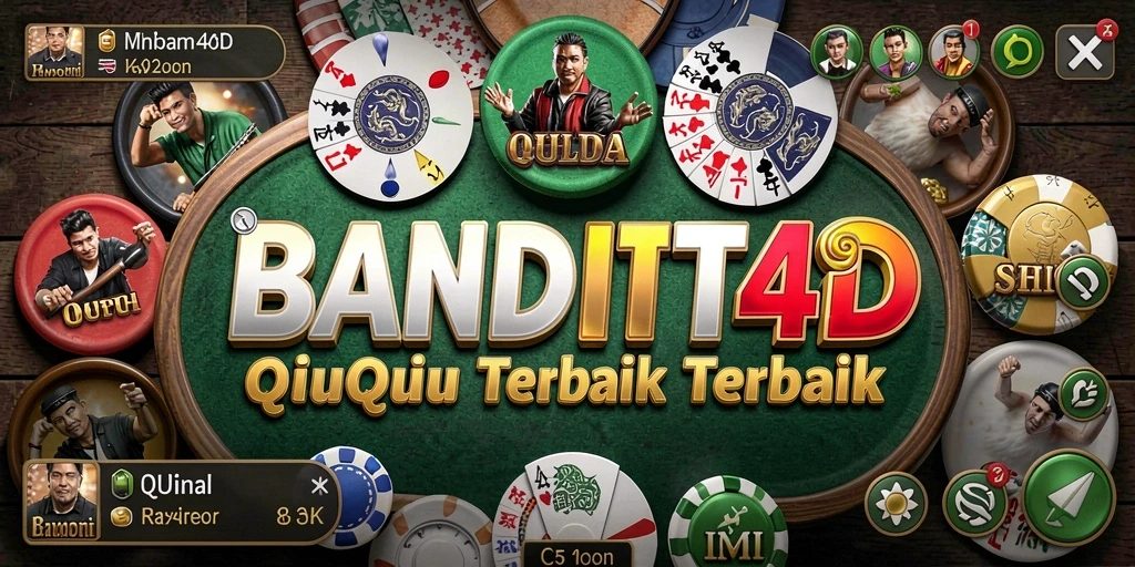 Screenshot BANDIT4D menampilkan gameplay QiuQiu yang seru.