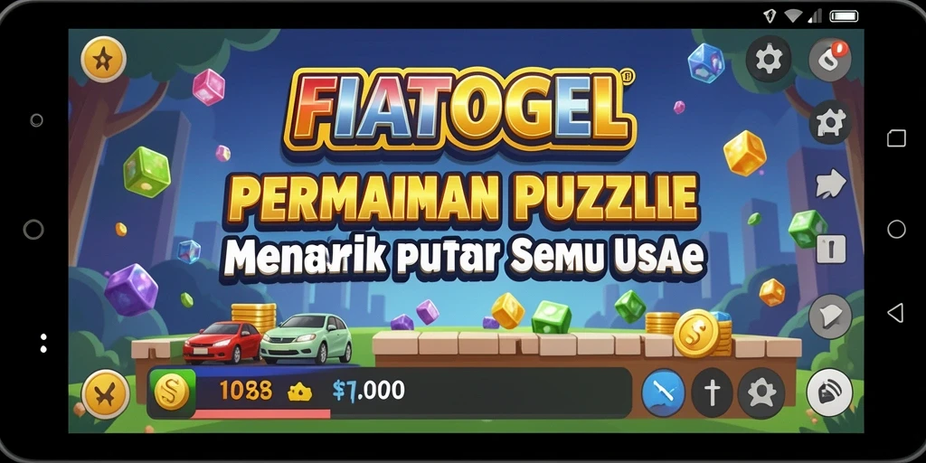 Tampilan gameplay menantang dari FIATOGEL yang memukau.
