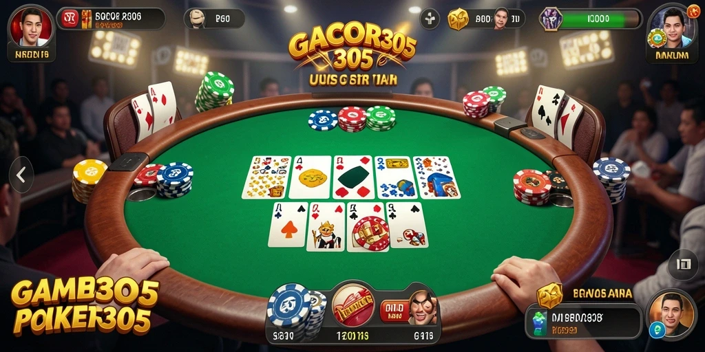 GACOR305 menampilkan gameplay poker yang menarik dan kompetitif.