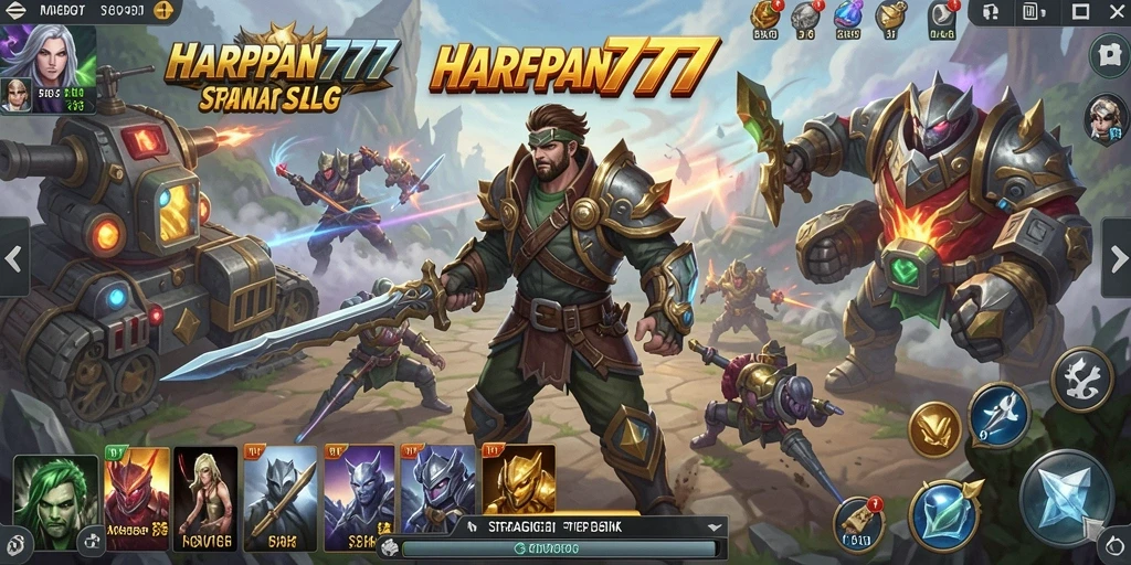 Tampilan gameplay menarik dari HARAPAN777 yang menunjukkan strategi dalam SLG.
