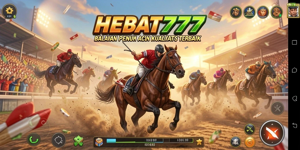 HEBAT777 menampilkan gameplay balapan yang seru dan mendebarkan.
