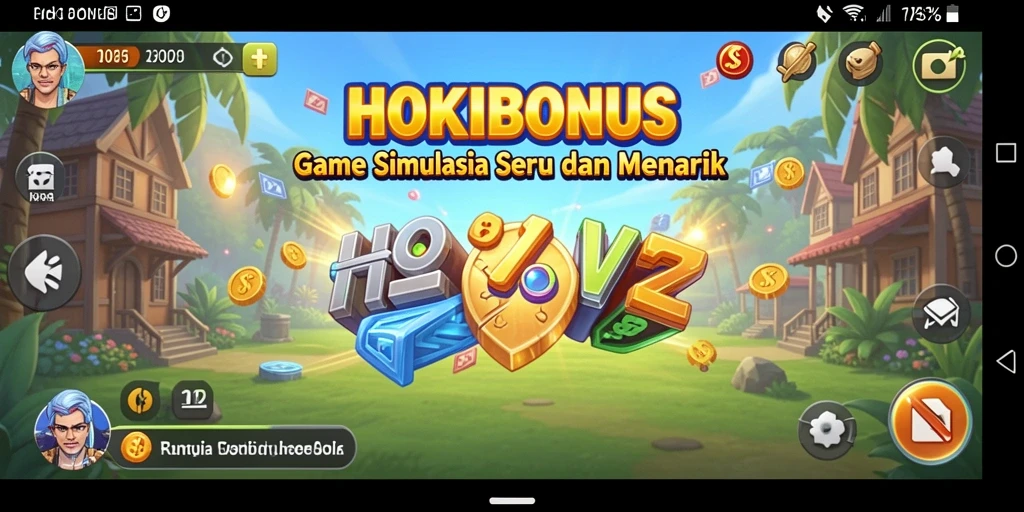 Tampilan menarik gameplay HOKIBONUS dalam dunia simulasi.
