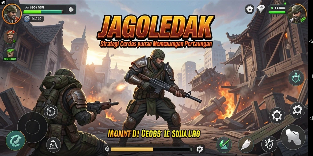 Tampilan gameplay JAGOLEDAK dengan strategi menarik.