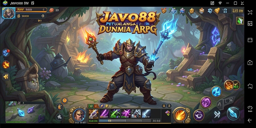 Gameplay mendebarkan di dunia fantasi JAVO88.