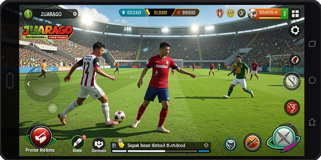 Tampilan gameplay JUARAGO yang menegangkan dan seru.