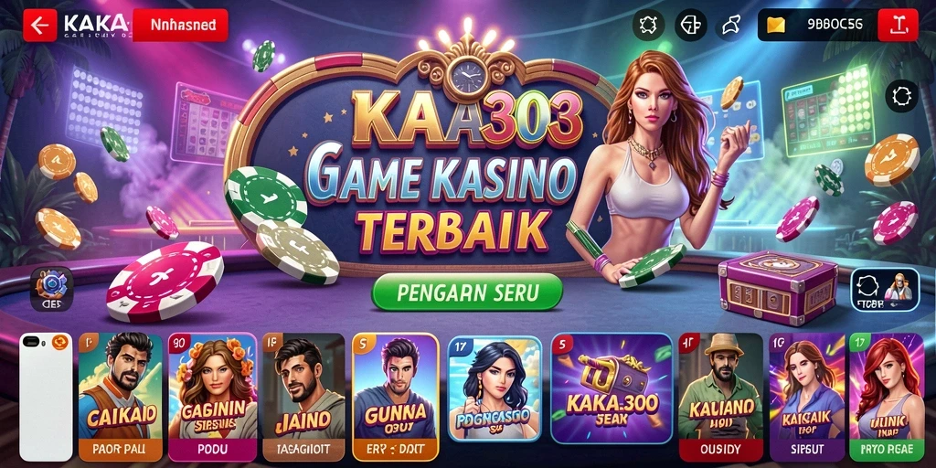Tampilan gameplay KAKA303 yang menarik dan interaktif.