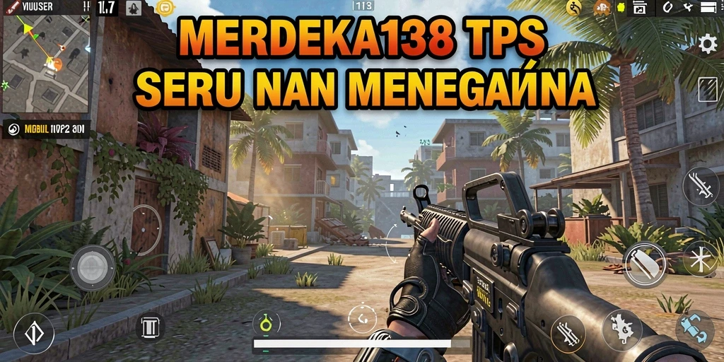 Tampilan gameplay seru dalam MERDEKA138 dengan aksi tembak-menembak.