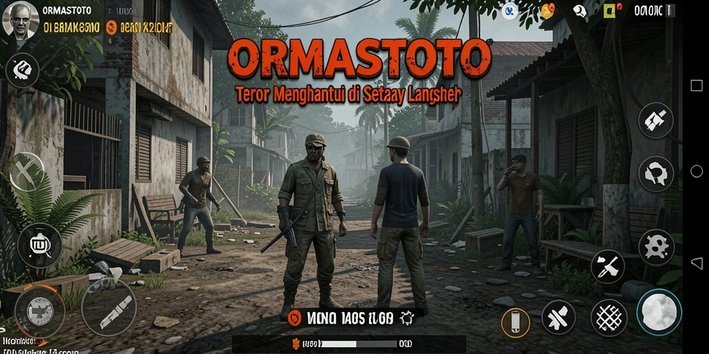 Screenshot gameplay ORMASTOTO menampilkan momen ketegangan tinggi.