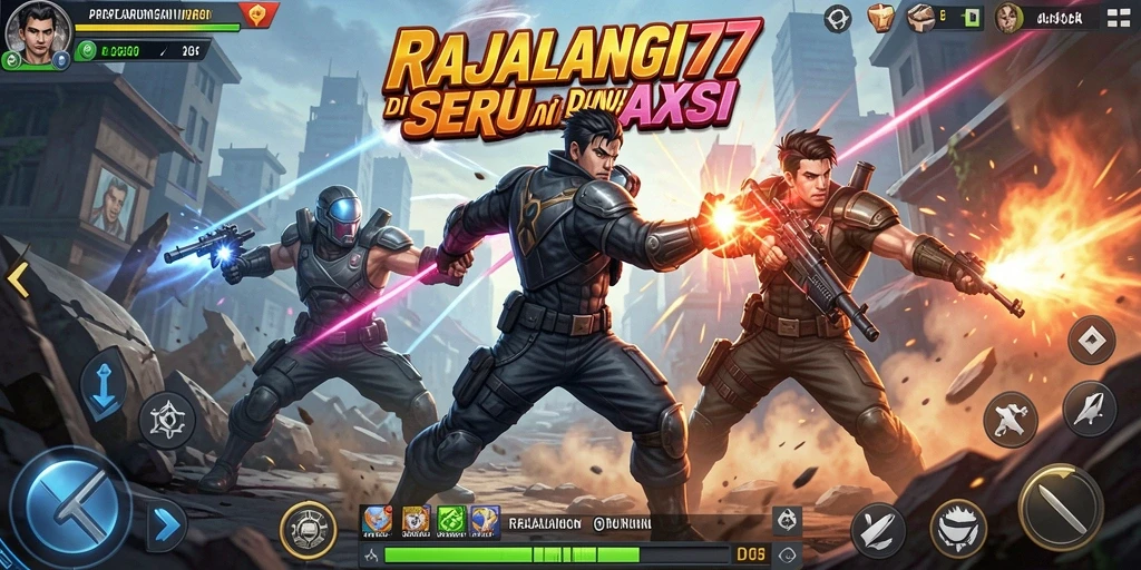 Screenshot dari gameplay seru RAJALANGIT77 yang penuh aksi.