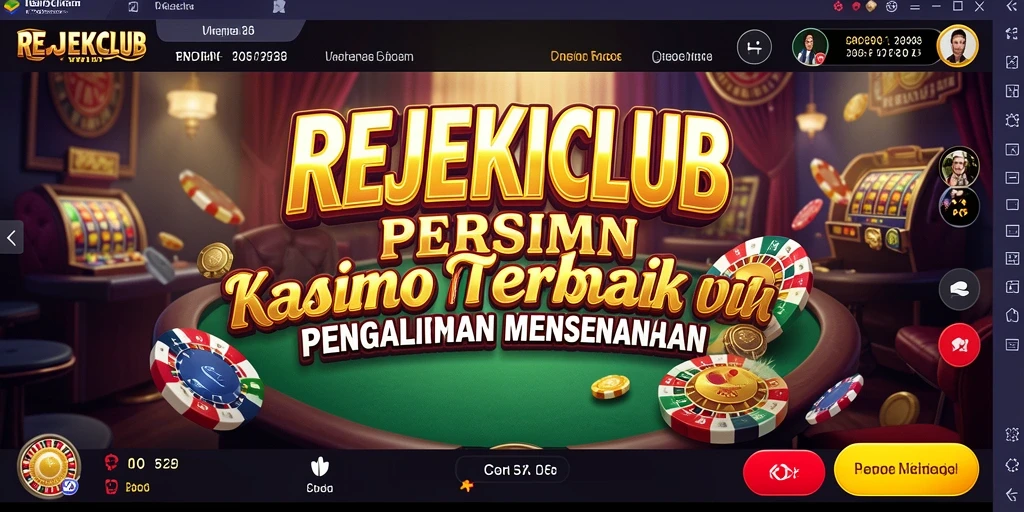 Tampilan seru gameplay Kasino di REJEKICLUB yang menarik perhatian.