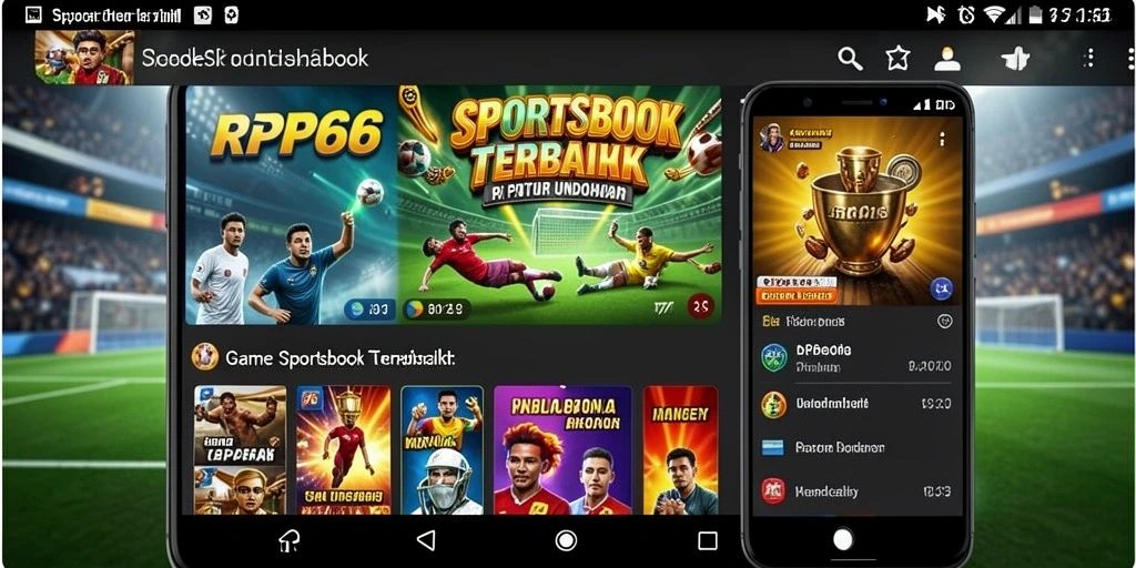 Gameplay menarik dari RP66 saat memasang taruhan olahraga.