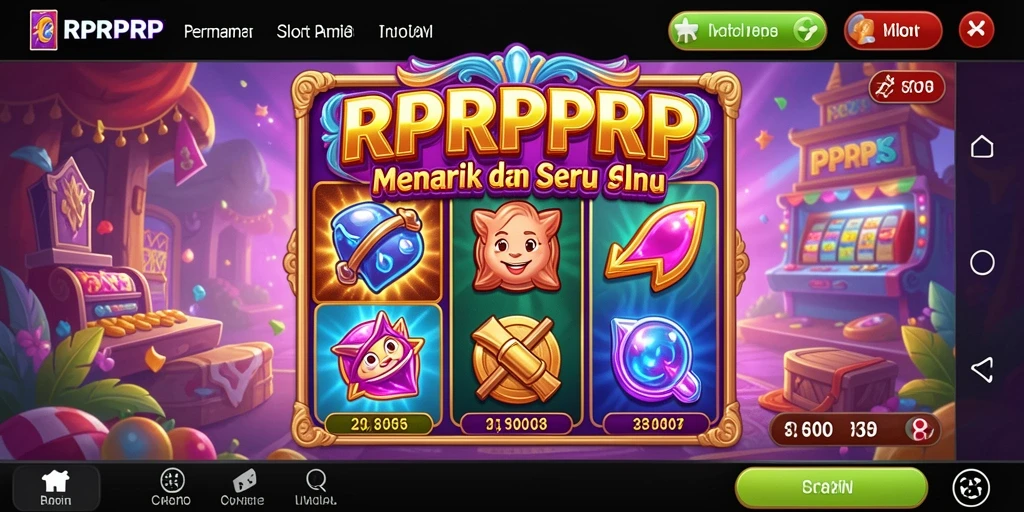 Screenshot RPRPRP menampilkan tampilan menarik dari gameplay Slot.