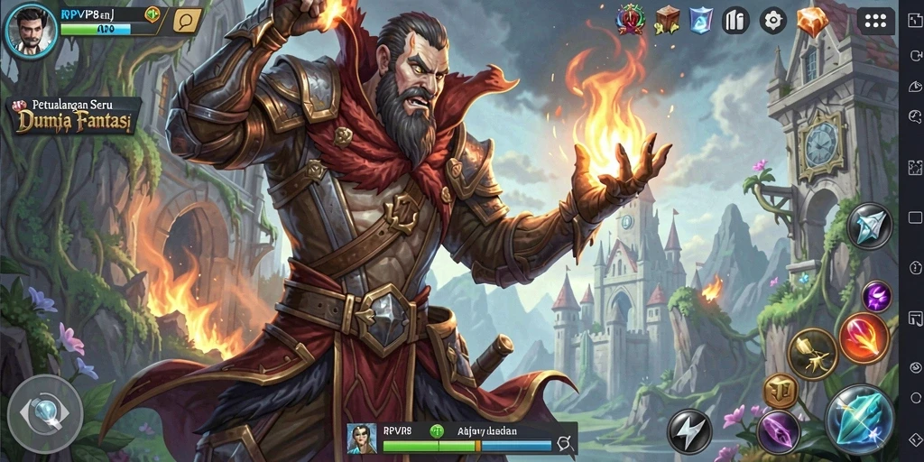 Tampilan gameplay RPVIP8 yang memikat dan mendebarkan.