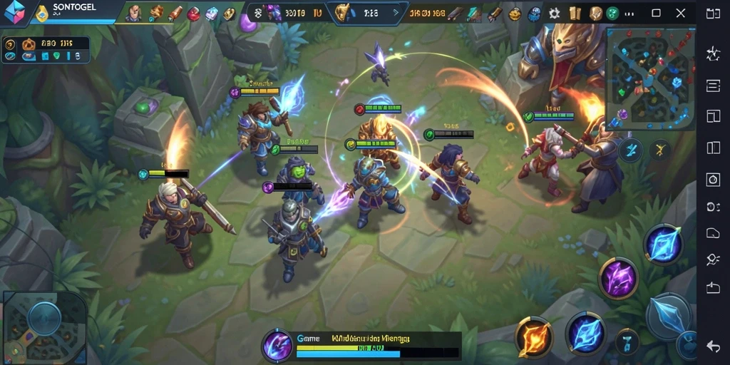 Tangkap aksi seru dalam gameplay MOBA SONTOGEL.