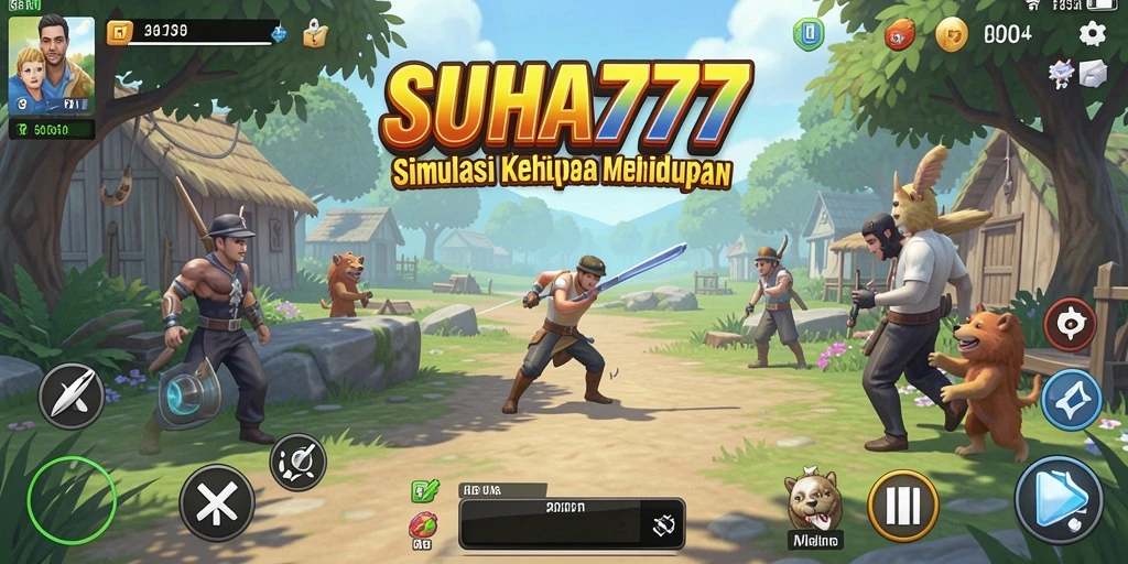 Tangkapan layar utama dari gameplay menarik SUHU777.