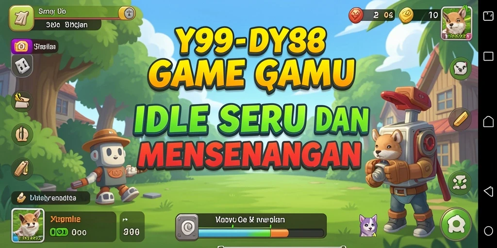Tampilan gameplay seru dan menarik dari Y89 game Idle.